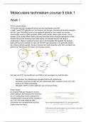 Moleculaire technieken Course 5 blok 1