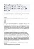 PA Family Medicine EOR Questions and answer