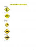 Indiana Driver's Manual All Answers Correct 