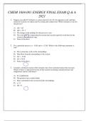 CHEM 1604.001 ENERGY,ADVANCED CHEM FINAL EXAM Q & A 2021 (Banard Uni).p