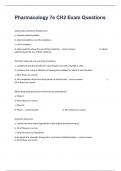 Pharmacology 7e CH2 Exam Questions With Complete Verified 100% Accurate.