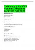 TNCC study guide 100%  VERIFIED ANSWERS  2024/2025 CORRECT GUARANTEED PASS