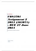 COS3701 Assignment 2 2024 (365071) - DUE 27 June 2024