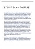 EDPNA Exam A+ PASS