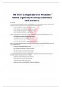 PN VATI Comprehensive Predictor Green Light Exam Study Questions with complete answers.