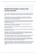 BLAW 3310 Chapter 14 Exam with correct Answers