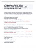 ATI Med Surg EXAM WELL ELABORATED QUESTIONS AND ANSWERS GRADED A+   A nurse is caring for a client who is receiving continuous bladder irrigation following a transurethral resection of the prostate. The client reports bladder spasms and the nurse observes