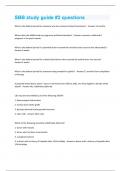 SBB study guide #2 questions and answers graded A+