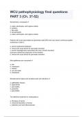 WCU pathophysiology final questions PART 3 (Ch. 37-52)