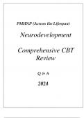 PMHNP (ACROSS THE LIFESPAN) NEURODEVELOPMENT COMPREHENSIVE CBT