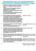 10B PACKET E (Part 2 of 3) TCOLE EXAM TEST  QUESTIONS WITH VERIFIED ANSWERS (A+ graded)