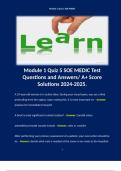 Module 1 Quiz 5 SOE MEDIC Test Questions and Answers/ A+ Score Solutions 2024-2025. Terms like: A 29-year-old woman is in active labor. During your visual exam, you see a limb protruding from her vagina. Upon noting this, it is most important to: - Answer