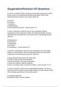 Oxygenation_Perfusion ATI Questions with complete solution