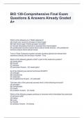 BIO 139-Comprehensive Final (A comprehensive final study guide for Dr. Karim's Final exam-SCC-Bio-139-Hole's Anatomy & Physiology. This includes endocrine, blood, cardiovascular, lymphatic, gastrointestinal, metabolism, respiratory, reproductive, ge