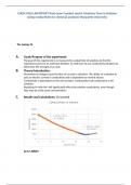 CHEM 1002 LAB REPORT final exam Conduct metric titrations (Ions in Solution Using conductivity for