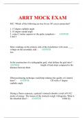 ARRT MOCK EXAM