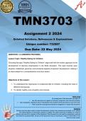 TMN3703 Assignment 2 (COMPLETE ANSWERS) 2024 (732587) - DUE 22 May 2024