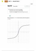 CALCULUS C958 UNIT 1 MILESTONE 1 (WGU)