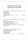 Radiology Exam Review (Appleton/Lange) ARRT