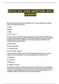 DEVICE RAC EXAM QUESTIONS WITH ANSWERS