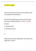 TI TEAS 7 Exam Test Bank 300 / ATI TEAS 7 TEST BANK 300 QUESTIONS AND ANSWERS TEAS 7 TEST BANK OVER 300 QUESTIONS AND ANSWERS