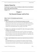 Solution Manual for Fundamentals of Corporate Finance, 5th Edition by Robert Parrino, David Kidwell, Bates & Gillan. ISBN 9781119795438 ||Chapter 1-21