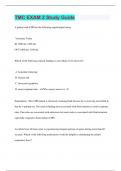 TMC EXAM 2 Study Guide