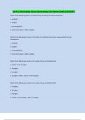 Lab -11- Blood typing 9 Exam (Immunology Test Review Qs&As 2024-2025), Volume #3 - Chapter #5 – Immunology Questions With Verified Solution 2024/2025, Chapter 1 Book Q S Immunology Questions And Answers 2024/2025 A+ Review, Immunology 4 Exam Review 2024 Q