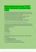 HESI Fundamentals Exam STUDY  GUIDE 2024/2025 GUARANTEED  PASS ALREADY PASSED