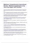 Medicare: Comprehensive Instructional Review - Medicare Supplement Long-Term Care Agent 100% Verified