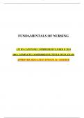 ATI RN CAPSTONE COMPREHESIVE FORM B 2024  100% COMPLETE COMPREHESIVE TEST B FINAL EXAM  APPROVED 2024 LATEST UPDATE |A+ ASSURED