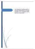 Test Bank for Fundamentals of Nursing 10th Edition by Taylor Chapter 1-47 | Complete Guide Newest Version 2023