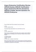 Argus Enterprise Certification Review ARGUS Quizes, ARGUS Certification, Argus Enterprise Review questions with answers