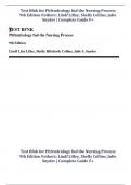 Test Bfnk for Phfrmfcology fnd the Nursing Process 9th Edition Futhors: Lindf Lilley, Shelly Collins, Julie Snyder | Complete Guide F+