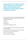 VIRTUAL GREEN LIGHT ATI PREDICTOR EXAM LATEST EXAM 2024|ALL QUESTIONS AND CORRECT VERIFIED ANSWERS|100% GUARANTEED TO PASS!|ALREADY GRADED A+/BRAND NEW VERSION A nurse is caring for a client who is at 33 weeks of gestation following an amniocentesis. The 