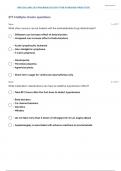 NR-293: |NR 293 PHARMACOLOGY FOR NURSING PRACTICE EXAM 1 TEST 6 GRADED A+