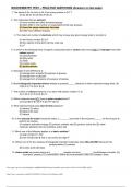 Canada College BIOL BTN445 BIOCHEMISTRY TEST – 2024 QUESTIONS (Answers on last page)