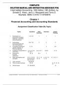 Complete Solution manual for intermediate accounting 18th edition by donald e kieso jerry j weygandt and terry d warfield! RATED A+