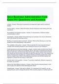 DECA-Business Administration Core Exam Bundle