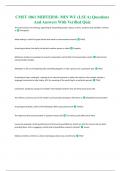 CMST 1061 MIDTERM- MIN WU (LSUA) Questions And Answers With Verified Quiz