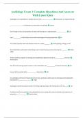 Audiology Exam 1 Complete Questions And Answers With Latest Quiz