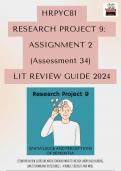 HRPYC81 Project 9 Assessment 34 2024 - Assignment 2