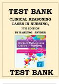 Test Bank For Clinical Reasoning Cases in Nursing 7th Edition by Mariann M. Harding; Julie S. Snyder ISBN:9780323527361, Chapter 1-72 Complete Guide.