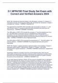 NFPA 70E, Standard for Electrical Safety in the Workplace, consists of ? chapters; 17 informative annexes; the Foreword to NFPA 70E; and Article 90, Introduction. Chapter 1 is divided into ? articles. - CORRECT ANSWER-3/5 The appointment of the NFPA 70E C