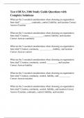 BUSA 2106 Georgia State University -Test 4 BUSA 2106 Study Guide Questions with Complete Solutions.