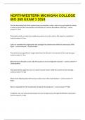  NORTH WESTERN MICHIGAN COLLEGE BIO 268 EXAM 3 2024