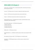 WVU ADV 215 Exam 2 Questions & Answers Already Graded A+