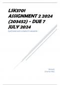 LSK3701 Assignment 2 2024 (203452) - DUE 7 July 2024