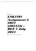 LSK3701 Assignment 2 2024 (203452) - DUE 7 July 2024