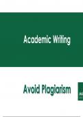 How to avoid plagiarism 